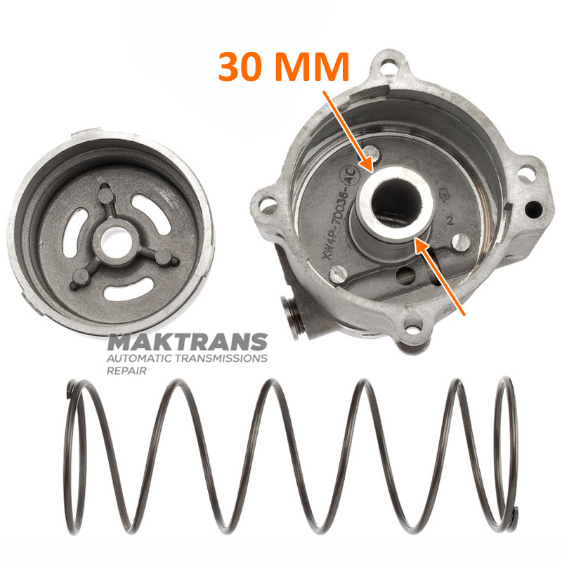 Kolbengehäuse (ohne gummierten Kolben) des Bremsbandes Low / Reverse Brake FORD 5R55N — XW4Z-7D189-AA, XW4P-7B193-AC, XW4P-7D036-AC (für einen gummierten Kolben mit einem Innendurchmesser von 30 mm)