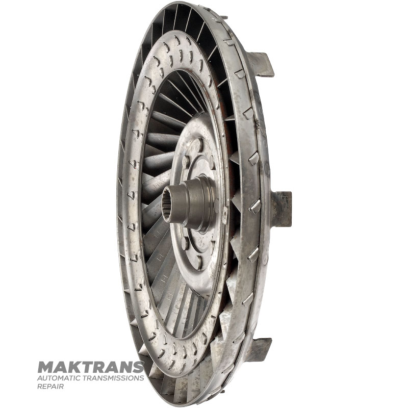 FORD 4F27E / MAZDA FN4A-EL Drehmomentwandler-Turbinenrad — Außendurchmesser 239,45 mm, 16 Zähne, Schaufelmarkierung 6F16, 1-1
