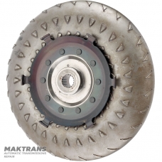 Nissan RE4R03A / JATCO JR403E Drehmomentwandler-Turbinenrad – Außendurchmesser 239,35 mm, 18 Zähne, Außennabendurchmesser 39,85 mm, Drehmomentwandler-Kennzeichnung KM