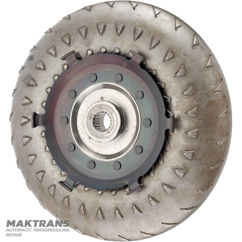 Nissan RE4R03A / JATCO JR403E Drehmomentwandler-Turbinenrad – Außendurchmesser 239,35 mm, 18 Zähne, Außennabendurchmesser 39,85 mm, Drehmomentwandler-Kennzeichnung KM