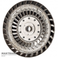 Nissan RE4R03A / JATCO JR403E Drehmomentwandler-Turbinenrad – Außendurchmesser 239,35 mm, 18 Zähne, Außennabendurchmesser 39,85 mm, Drehmomentwandler-Kennzeichnung KM