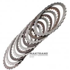Satz Stahl- und Reibscheiben FORD Low / Rückwärtsbremse 6R60, 6R75, 6R80 - 4 Reibscheiben (Gesamtdicke des Satzes 20,45 mm)