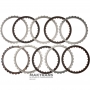 Satz Stahl- und Reibscheiben FORD Low / Rückwärtsbremse 6R60, 6R75, 6R80 - 4 Reibscheiben (Gesamtdicke des Satzes 20,45 mm)