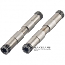 Ölzulaufrohre (2 Stück, enthalten) B2 Bremse 722.1, 722.2, 722.3 — Rohrlänge 70,05 mm, Außendurchmesser 9,35 mm / 9,95 mm, A1152773350, A1152701068