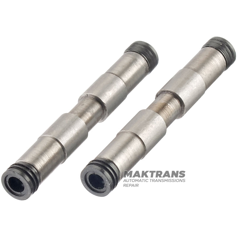 Ölzulaufrohre (2 Stück, enthalten) B2 Bremse 722.1, 722.2, 722.3 — Rohrlänge 70,05 mm, Außendurchmesser 9,35 mm / 9,95 mm, A1152773350, A1152701068