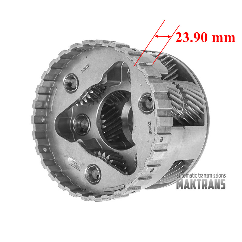 Hinteres Planetenrad für FORD 6R60, 6R75, 6R80 – Gesamthöhe 120 mm, ohne Hohlrad, FL3P-7C224-AA, BL3P-7C224-AB, BL3P-7C224-AC