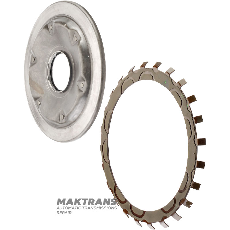 Frontdeckel des Drehmomentwandlers ZF 6HP26 – Pilothöhe 30 mm, Pilotaußendurchmesser 32 mm, 4 Befestigungslöcher (Innendurchmesser 8,70 mm), Gehäuseaußendurchmesser 300 mm