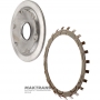 Frontdeckel des Drehmomentwandlers ZF 6HP26 – Pilothöhe 30 mm, Pilotaußendurchmesser 32 mm, 4 Befestigungslöcher (Innendurchmesser 8,70 mm), Gehäuseaußendurchmesser 300 mm