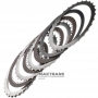 Satz Stahl- und Reibscheiben B3 Bremse Mercedes-Benz 722.6, 722.8 - 3 Reibscheiben (Gesamtdicke des Satzes 17,20 mm)