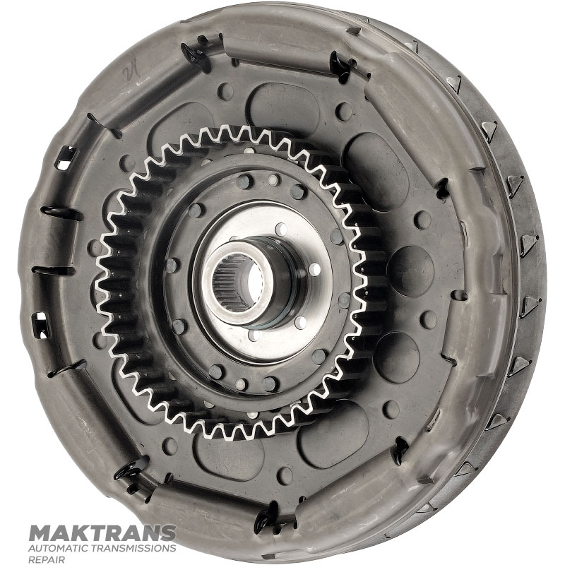 Turbinenrad, Drehmomentwandler-Federdämpfer JATCO JR507E, NISSAN RE5R05A — Außendurchmesser 254,50 mm, 24 Verzahnungen, Schaufelmarkierungen F5, F4, F3