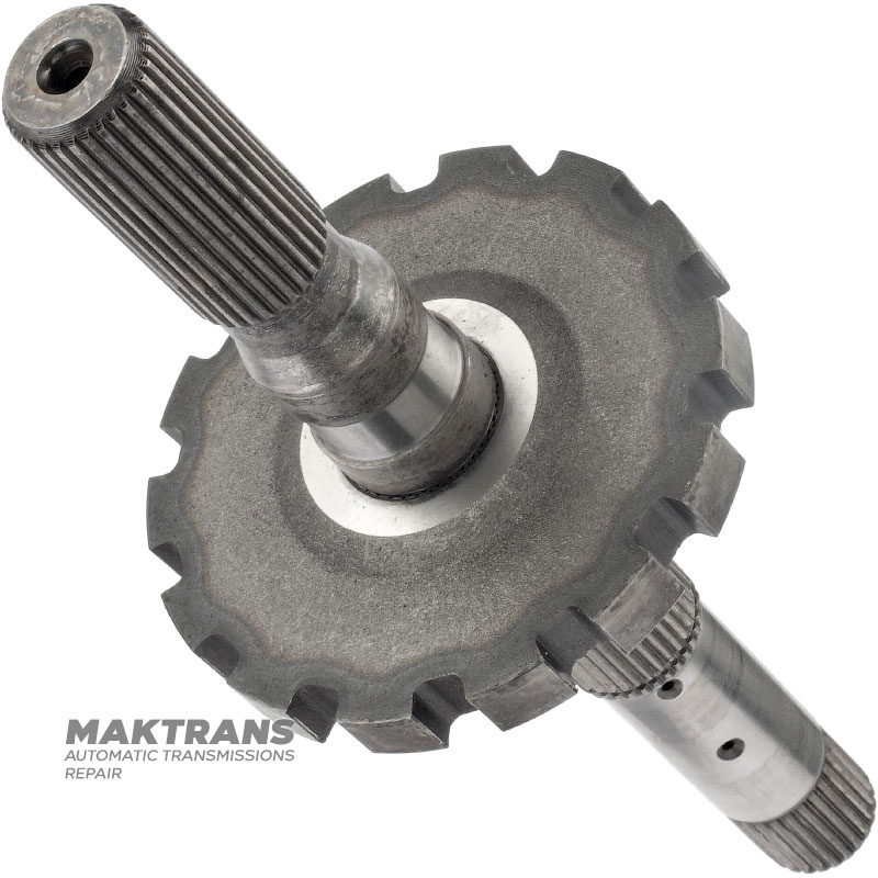 Abtriebswelle (mit Parkzahnrad) FORD E4OD, 4R100 - Wellenlänge 363 mm, 31 Zähne (Außendurchmesser 34,45 mm, Verzahnungslänge 74 mm)