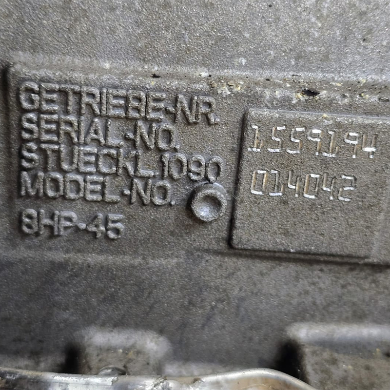 Automatikgetriebe (mit Drehmomentwandler) ZF 8HP45 (2WD) - Kennzeichnung WVJ, 1090016093, 1090014042