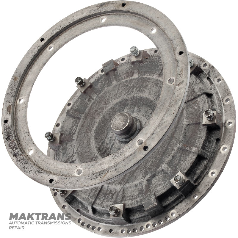 Vordere Abdeckung des Drehmomentwandlers (montiert) AISIN WARNER A581 – 8 Befestigungslöcher, Außendurchmesser des Pilotlochs 43,25 mm