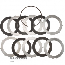 Satz Stahl- und Reibscheiben B1 Bremse NISSAN RE6R01A / AISIN WARNER A466ND - Gesamtdicke des Satzes 33,60 mm, 5 Reibscheiben