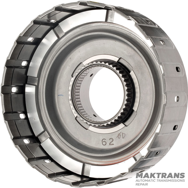 K2 Kupplungstrommel NISSAN RE6R01A / AISIN WARNER A466ND - Gesamthöhe der Trommel 101 mm, 5 Reibscheiben (Höhe vom Kolben bis zum Anschlag 30 mm)