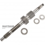 Welle mit Sonnenrädern P2 / P3 NISSAN RE6R01A / AISIN WARNER A466ND - Gesamtwellenlänge, Sonnenrad P2 38 Zähne (Außendurchmesser 61,35 mm), Sonnenrad P3 31 Zähne (Außendurchmesser 49,80 mm)