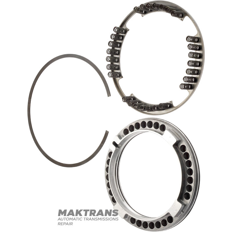 Kolben mit Rückholfeder B1 Bremse NISSAN RE6R01A / AISIN WARNER A466ND – Gesamthöhe des Kolbens 33,70 mm, Außendurchmesser 202,30 mm, Innendurchmesser 152,45 mm