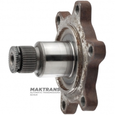Achsflansch (rechts) VAG DSG DL382 0CK, 0CL, 0CJ - Gesamthöhe 81 mm, 6 Befestigungslöcher (Zoll Ø 10,60 mm, 57 mm Mittenabstand)