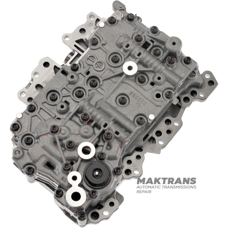 Ventilblock (komplett mit Magnetventilen) TOYOTA / LEXUS Hybrid PC60 - Trennplatte A0, aus neuen Getrieben ausgebaut