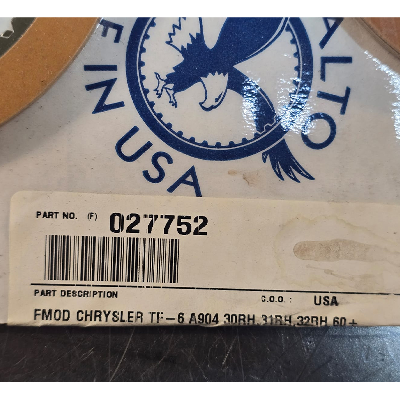 CHRYSLER A904 Reibscheibensatz, 30RH, 31RH, 32RH — ALTO USA