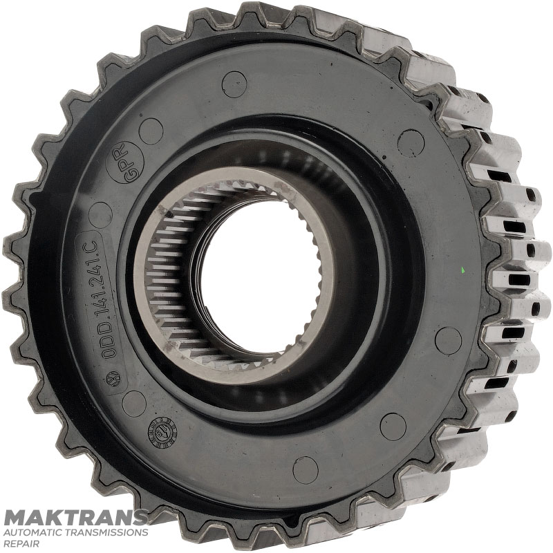 Nabe K2 Kupplung VAG eHybrid 0DD DQ400 — 0DD141040D, Nabenhöhe 31,55 mm, Außendurchmesser 100,70 mm, 40 Zähne