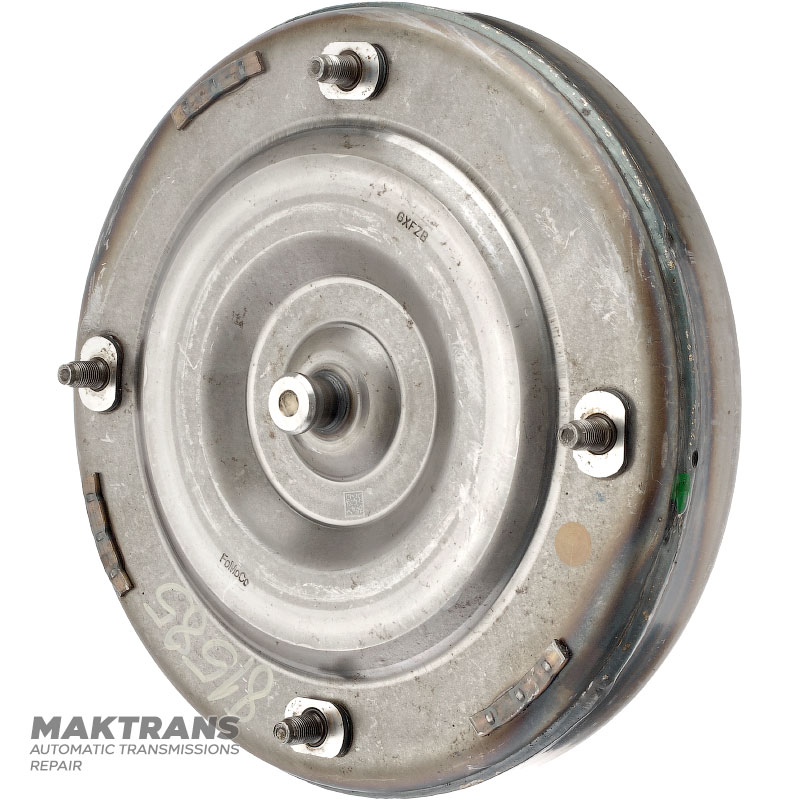 Drehmomentwandler (gebraucht, ungeprüft) FORD 8F35 - K-Kennzeichnung am Gehäuse, GFXZB-Kennzeichnung, JM5P KD, Pilothöhe 28 mm (Außendurchmesser 20,90 mm)