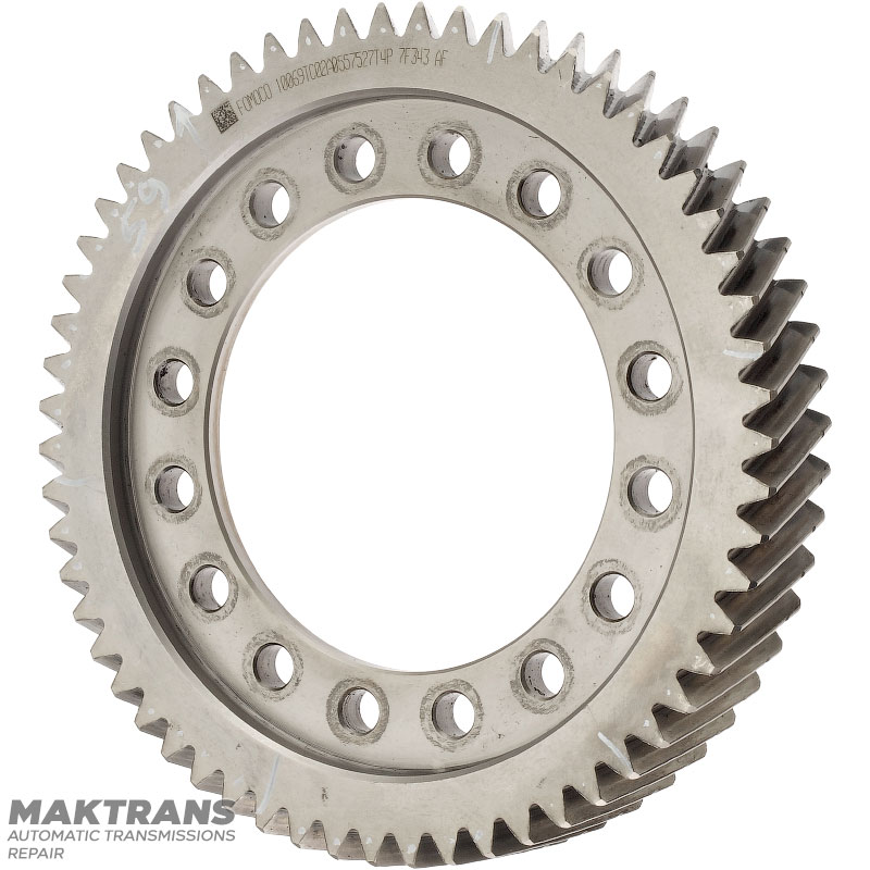 Schrägverzahntes Differentialgetriebe FORD 6F50, 6F55 – 59 Zähne (Außendurchmesser 218,65 mm, 1 Kerbe), 7T4P-7F343-AF
