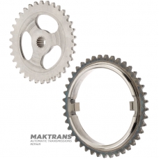 Ölpumpen-Antriebsradsatz TOYOTA / LEXUS AJA0E, AJA0F – Antriebsrad 41 Zähne (Außendurchmesser 80,80 mm), Abtriebsrad 34 Zähne (Außendurchmesser 66,65 mm), 3578360010, 3578260010