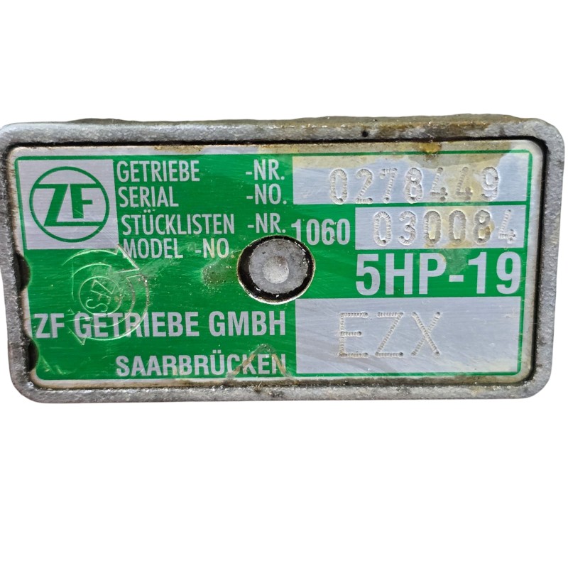 Gebrauchtes Automatikgetriebe (ungeprüft) ZF 5HP19 — Getriebecode EZX, 1060030084