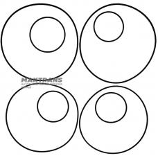 BGHA MGHA BYBA 1./2. Kupplungsgummiring-Set