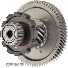Zwischenwelle des Differentials FORD 6F50N, 6F55N — 18 Zähne (2 Kerben, Außendurchmesser 75,25 mm), 68 Zähne (Außendurchmesser 164,30 mm, Breite 22,10 mm)