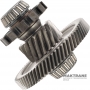 Zwischenwelle des Differentials FORD 6F50N, 6F55N — 18 Zähne (2 Kerben, Außendurchmesser 75,25 mm), 68 Zähne (Außendurchmesser 164,30 mm, Breite 22,10 mm)