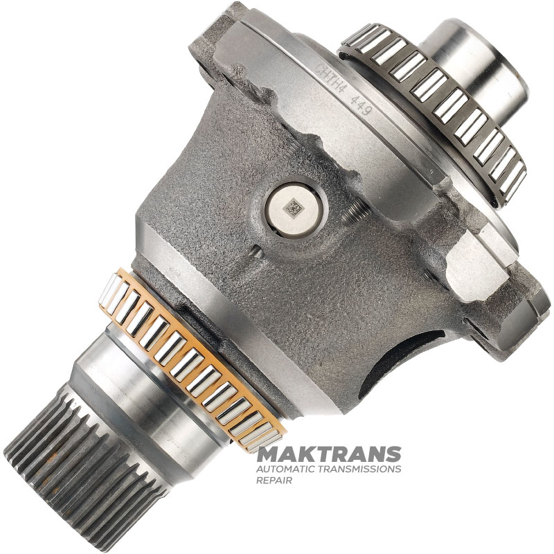Differential VAG 09H, AQ451 (8-Gang-Getriebe) – Gesamthöhe 227 mm, 34 Zähne für das Verteilergetriebe, 37 Zähne für die Antriebswelle