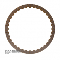 Reibscheibe (einseitig) 4-6 Kupplung VAG 09H, AQ451 — Dicke 2,20 mm, Außendurchmesser 163,40 mm, 36 Zähne