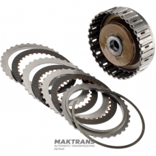 DIREKT 3-4 Kupplungstrommelbaugruppe 4F27E, FN4AEL, FNR5, FS5AEL 99-up - 3 doppelseitige Reibscheiben (Gesamtdicke des Kits 18,30 mm (21,15 mm))