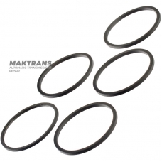 Satz Teflon-Dichtungsringe (massiv) für FORD 8F57 – 5 Ringe im Set (45 x 40,75 x 2,40 mm), 7T4Z-7D019-A