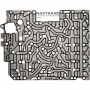 Trennplatte ZF 8HP70, 8HP90 – A048/B048, 1087327175ZFS, 1087327175