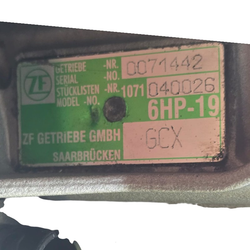 Automatikgetriebe (ohne Drehmomentwandler) ZF 6HP19 – AUDI A4 B7 (8EC) 3.0 TDI quattro, 1071040026, Getriebekennung GCX