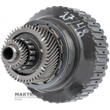 Generalüberholtes (fahrerprobtes) Planetengetriebe, Kupplung VAG CVT VL380 0AW - 27 Zähne (Außendurchmesser 42,45 mm, 1 Kerbe) / 48 Zähne (Außendurchmesser 89,15 mm, 3 Kerben), 7 Reibscheiben (Gesamtdicke des Satzes 31 mm)