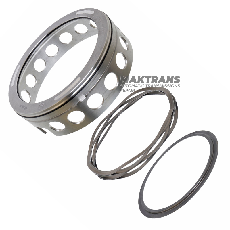 Kolben mit Rückholfeder für niedrige/Rückwärtsgangbremse JEEP A8F27, A8F30 - 456214G650, Kolbenhöhe 53 mm