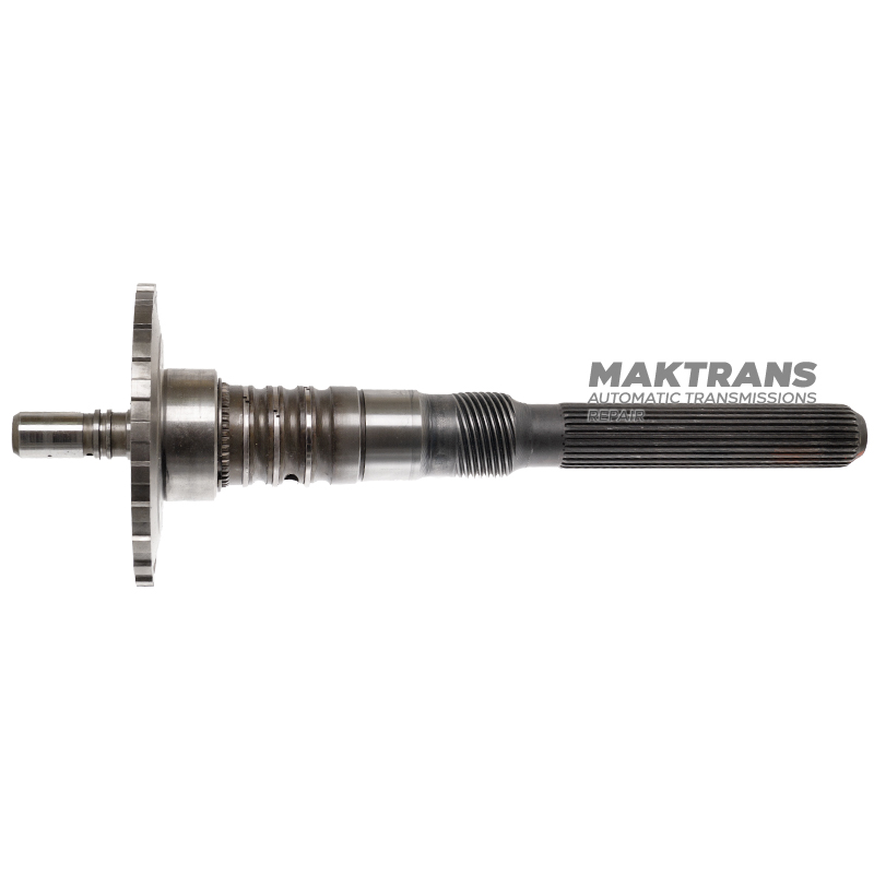 Abtriebswelle 4R70W 4R75E 4R75W (AOD, AODE, AODE-W) – Gesamtlänge 381 mm, 28 Zähne, Länge des verzahnten Teils 137 mm