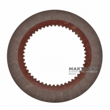 Reibscheibe (einseitig) für das Verteilergetriebe JEEP NVG 245 – Dicke 1,75 mm, Außendurchmesser 126,20 mm, 50 Zähne