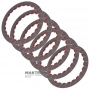 Satz Reibscheiben FORD 6F50, 6F55 / GM 6T70E, 6T75E - 6 Scheiben im Satz (121×1,6x24T)