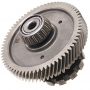 Zwischenwelle für Differentiale FORD 6F50N, 6F55N, 8F57 — 21 Zähne (2 Kerben, Außendurchmesser 85,90 mm), 68 Zähne (Außendurchmesser 164,40 mm, Breite 26,65 mm)
