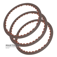Reibscheibensatz 2-6 Kupplung FORD 6F50, 6F55 / GM 6T70, 6T75 - 3 Reibscheiben im Satz (Dicke 1,65 mm, Außendurchmesser 209,15 mm, 33 Zähne), 27264337
