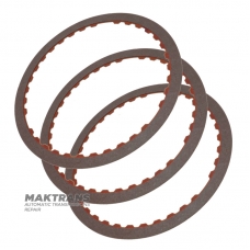Reibscheibensatz 2-6 Kupplung FORD 6F50, 6F55 / GM 6T70, 6T75 - 3 Reibscheiben im Satz (Dicke 1,65 mm, Außendurchmesser 209,15 mm, 33 Zähne), 27264337