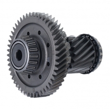 Zwischenwelle des Differentials A6GF1 (Gen2) — 49 Zähne (Außendurchmesser 123 mm, 1 Kerbe) / 17 Zähne (Außendurchmesser 60 mm, 3 Kerben), 4572026011, 4572226010 (Kunststoff-Lagerabscheider)