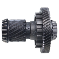 Zwischenwelle des Differentials A6GF1 (Gen2) — 49 Zähne (Außendurchmesser 123 mm, 1 Kerbe) / 17 Zähne (Außendurchmesser 60 mm, 3 Kerben), 4572026011, 4572226010 (Kunststoff-Lagerabscheider)