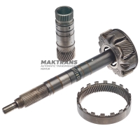 Zentrales Planetenrad/Abtriebswelle (Hinterradantrieb) Mercedes-Benz 722.6 – 4 Satelliten (22 Zähne, Höhe 29 mm), Sonnenrad 30 Zähne (Außendurchmesser 50,95 mm, Höhe 157 mm), Hohlrad 74 Zähne