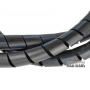 Kunststoff-Spiralgeflecht für Gummischlauch (Innendurchmesser 11,5 mm, Außendurchmesser 15 mm), 1 Meter